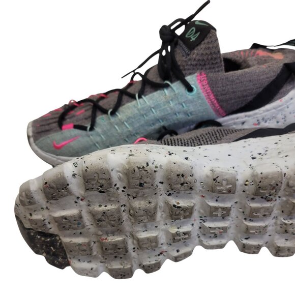 Nike Space Hippie 04 W9/M7.5 Smoke Grey/Pink CD3476-003 w/ Box Sneakers - Picture 11 of 16